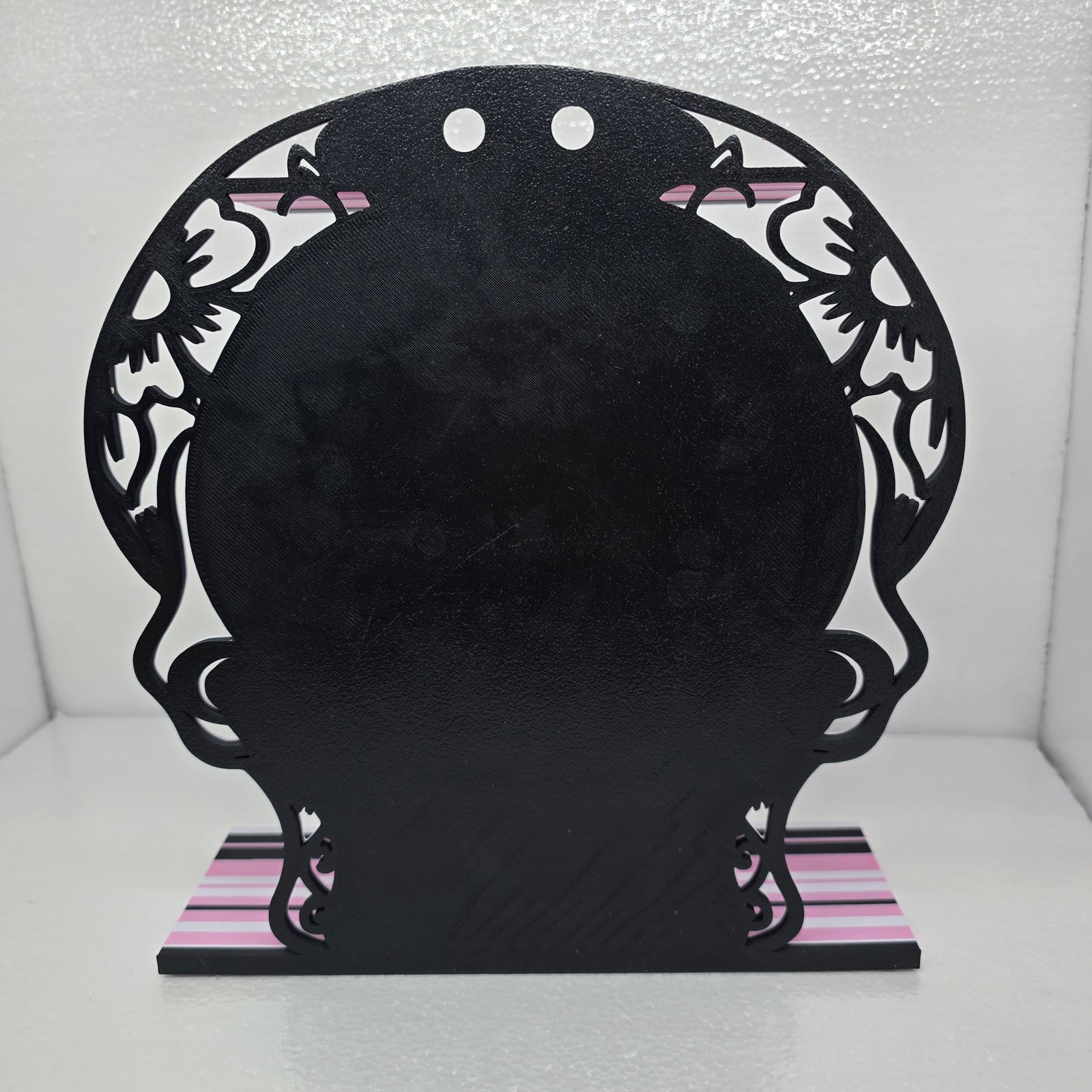 Large 3D Printed Sugar Skull Pink Shelf