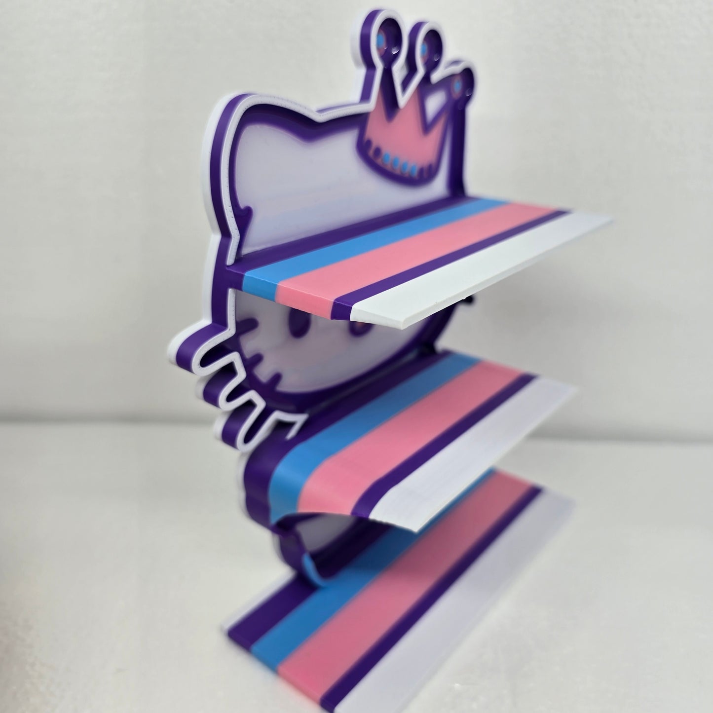 Small 3D Printed Hello Kitty Desktop Shelf