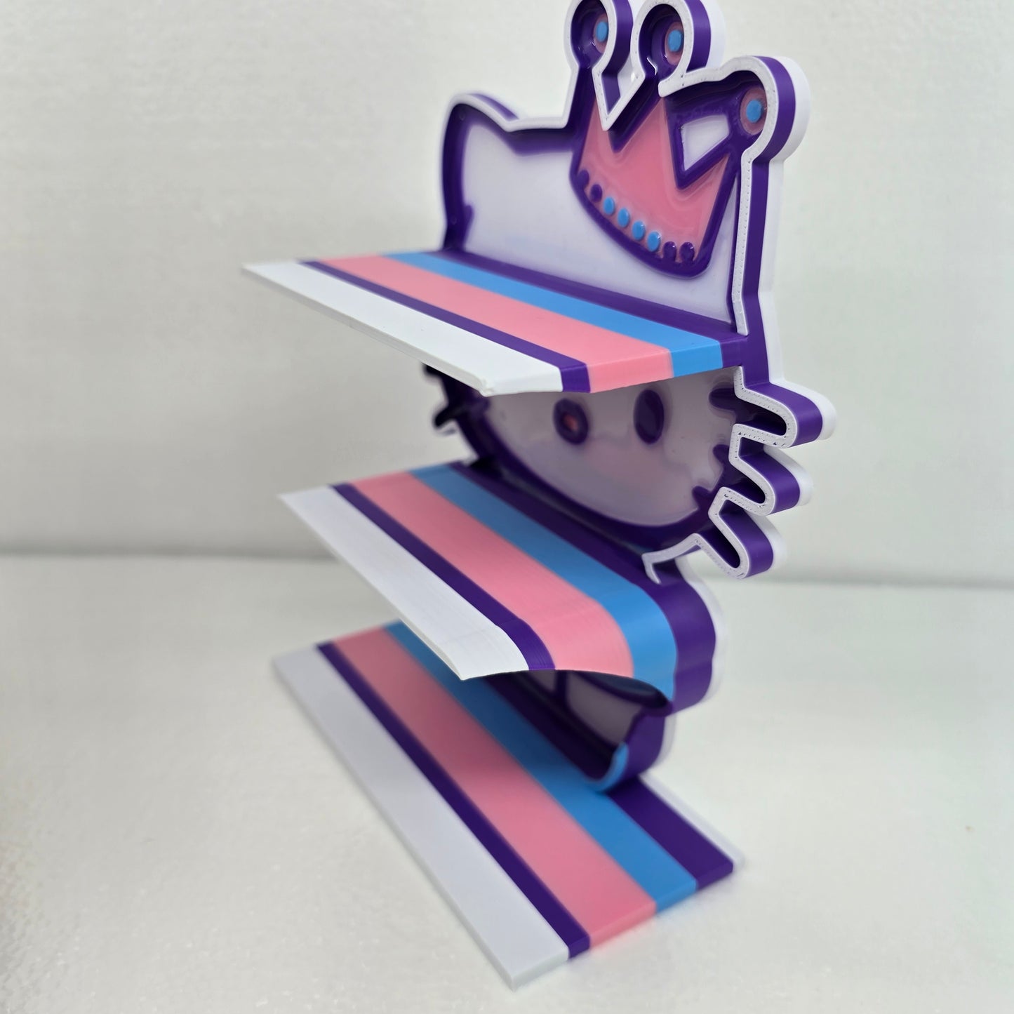 Small 3D Printed Hello Kitty Desktop Shelf