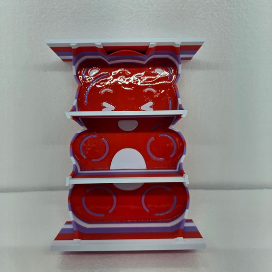 Small 3D Printed Gummy Bear Desk Shelf